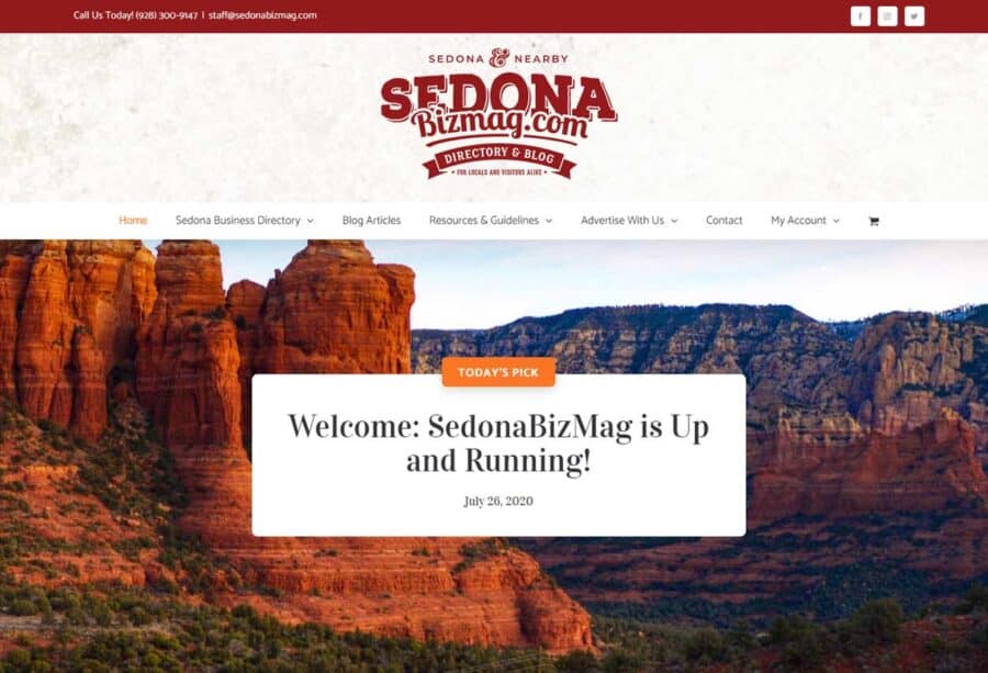 sedona advertising company website