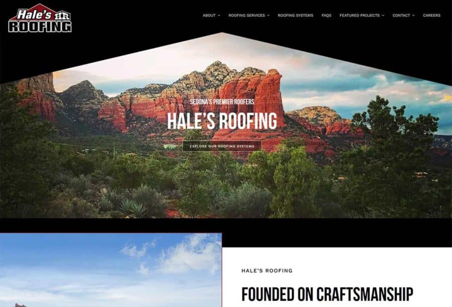 best web design for roofing companies