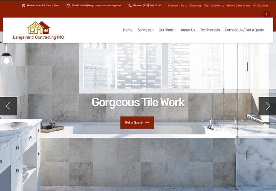 sedona az web design for contractors