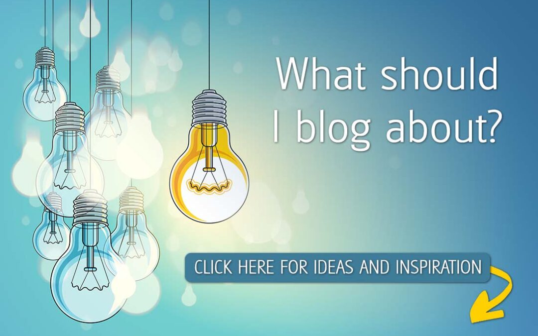 What should I blog about?