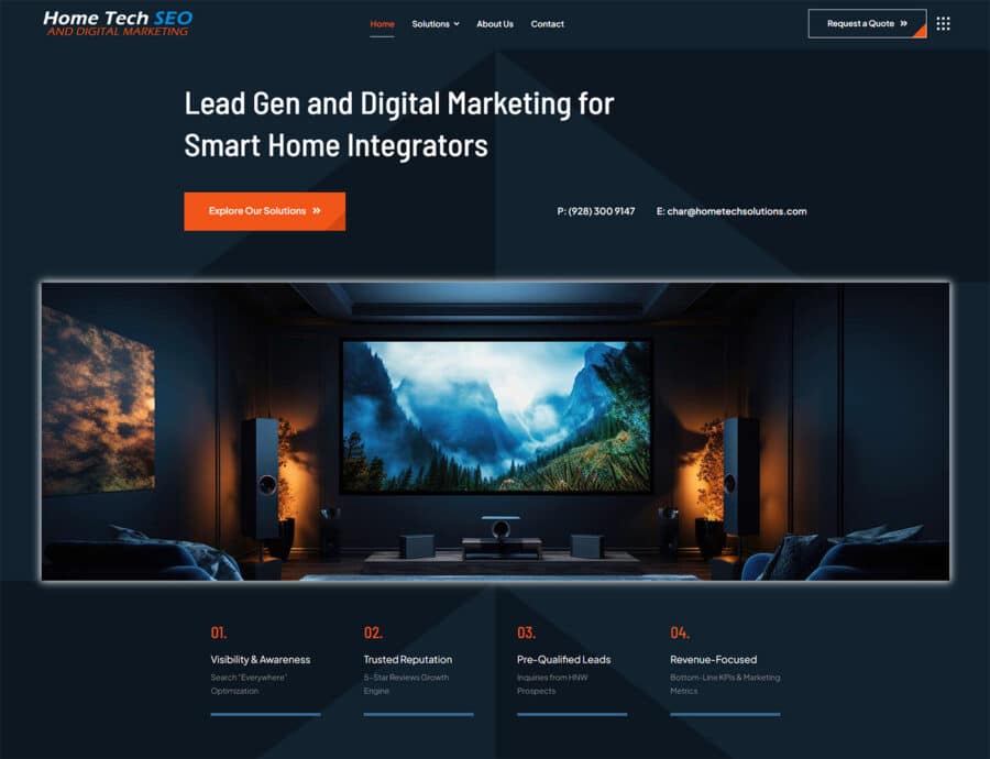 Home Tech SEO website