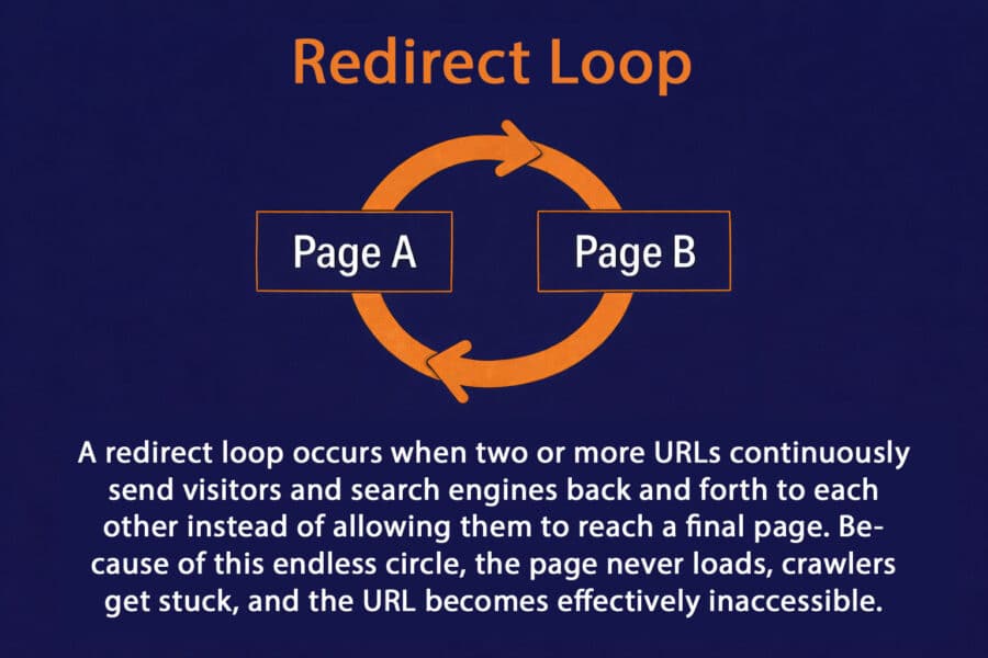 What is a redirect loop?