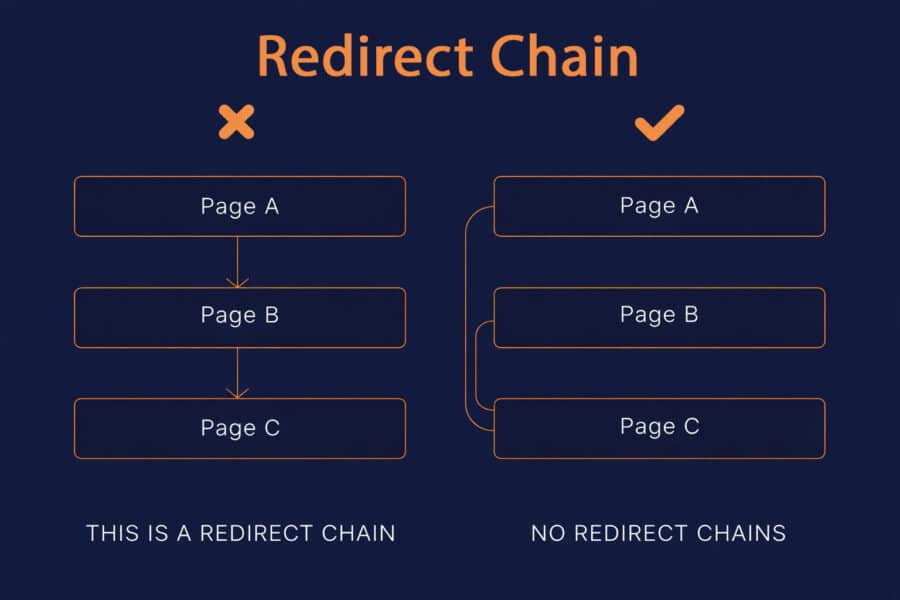 What is a redirect chain?